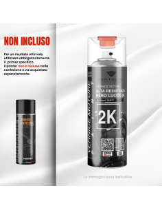 NOIR BRILLANT 2K - Peinture pour Moteur Haute Température... 2