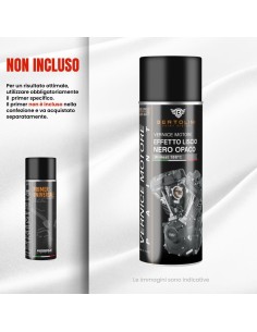 Brake Caliper Black Matt Paint High Temperature Spray 400ml 2