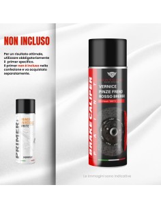 VERNICE SPRAY PINZE FRENO ROSSO BREMBO 1K 2