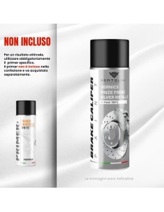 VERNICE SPRAY PINZE FRENO ARGENTO 1K 2
