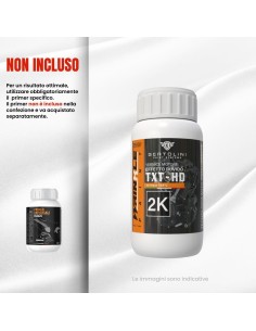 Nero Opaco Testurizzato 2K Vernice Motore Alta... 2