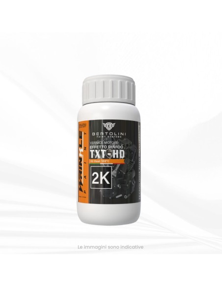 Nero Opaco Testurizzato 2K Vernice Motore Alta Temperatura 188° Goffrata -250GR