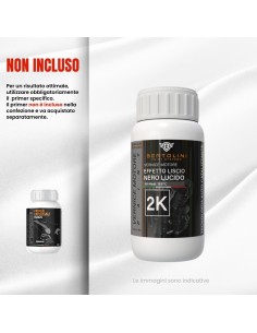 Pintura Negro Brillante Motor Moto 2K Alta Temperatura -... 2