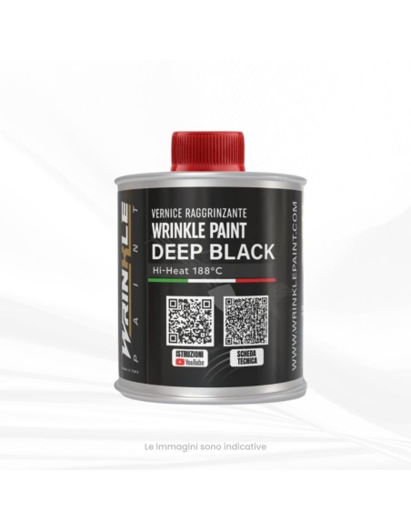 Peinture Vermiculée Noir Profond Harley Davidson Haute Température Moteur - 250g