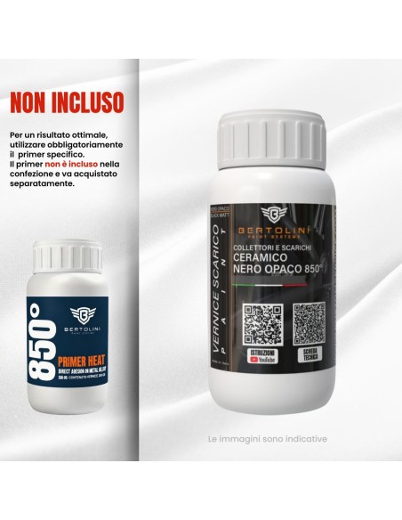 Hochtemperatur-Matte Schwarze Keramikflüssigkeit Lack 650° - 250g