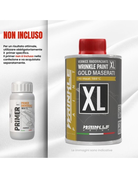 Faltenlack Gelb Modena XL Hochtemperatur-Motorlack - 500gr