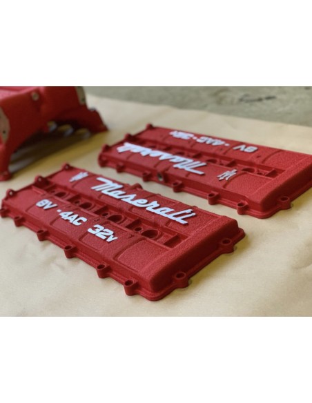 Kit Peinture Vermiculée Froissée Rouge Ferrari XL 500gr + Apprêt Blanc Haute Température Moteur 250gr