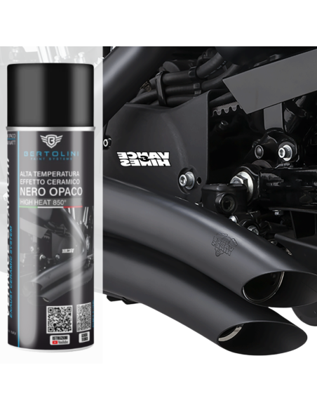 Pintura Cerámica Alta Temperatura Negra Mate 850° - 400ml