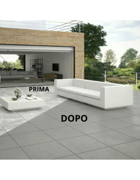 Resina Pavimenti Grigio Cemento Universale Garage Officine