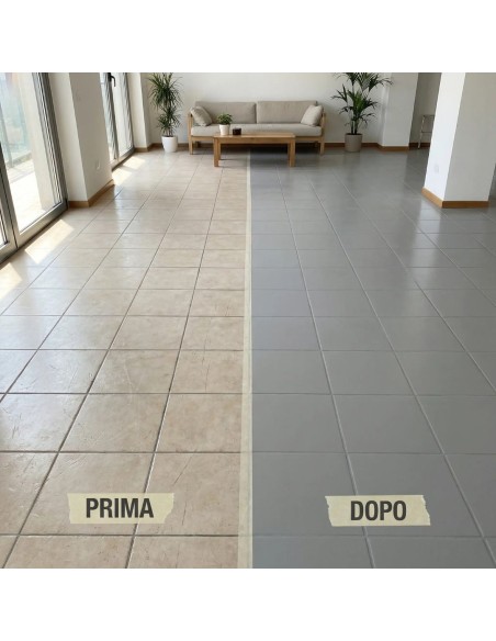 Resina Pavimenti Grigio Cemento Universale Garage Officine