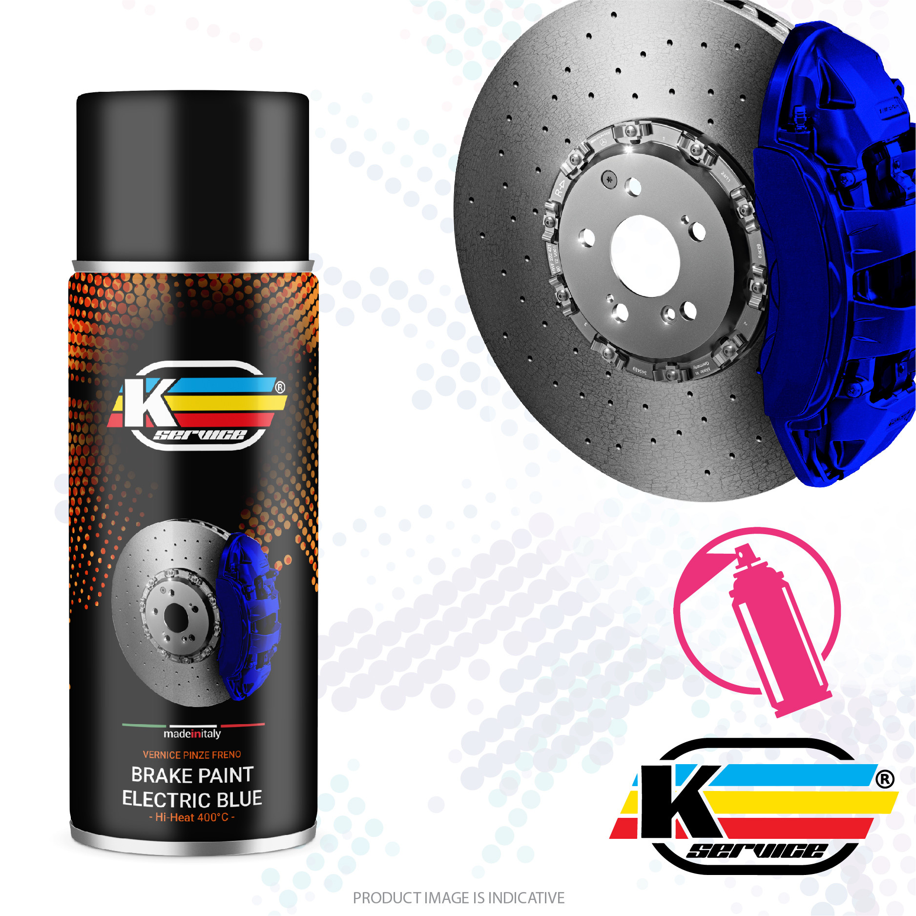 Autodomy Pintura para Pinzas de Frenos Anticalórica Spray Resistente a  Altas Temperaturas + Limpiador de Frenos + Cepillo de Acero Kit Completo  para Coche y Moto (Azul) : : Coche y moto