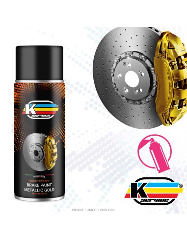 Farbe Spray Zange Hochtemperatur-Bremse Metallisiertes Gold 1K
