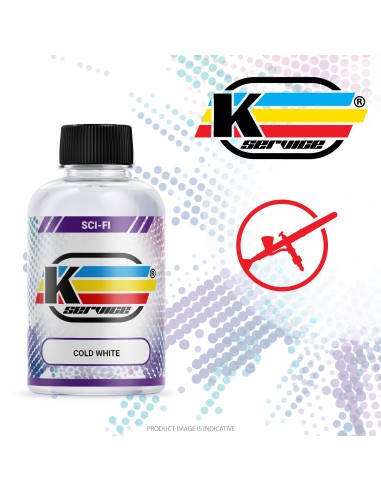 Kaltweiß Acrylfarbe für Airbrush 30ml