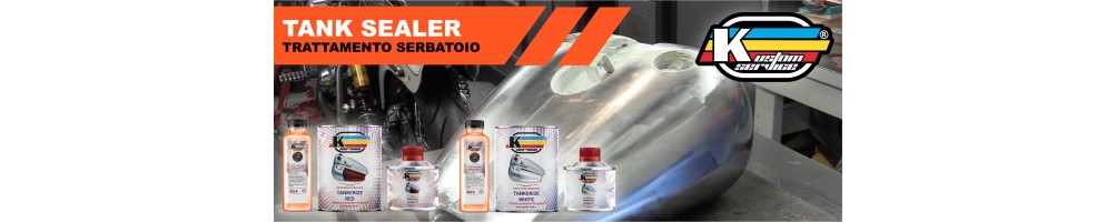 POWER TANK KIT MEDIO TRATTAMENTO RIPARA SERBATOIO DA MOTO ARRUGGINITO 25  LITRI