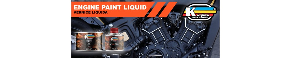 Vernice motore liquida 2k professionale alta temperatura auto e moto