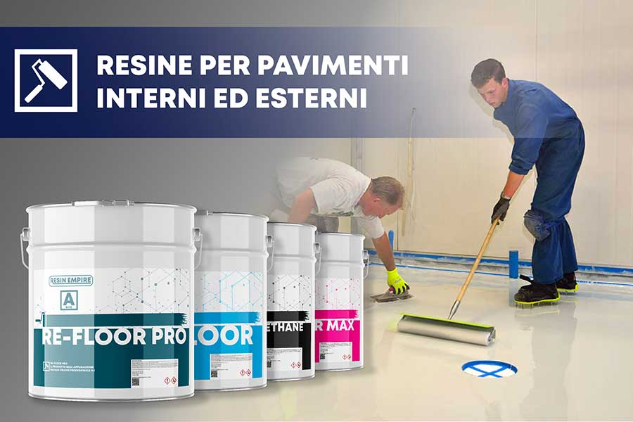 Scopri le nostre resine per pavimenti