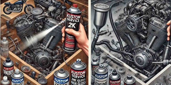 Verniciare un motore moto: Spray o vernice liquida? Pro e Contro