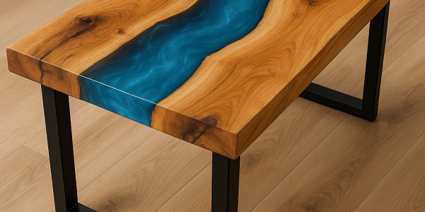 Come realizzare un tavolo in legno e resina con effetto fiume (River Table)
