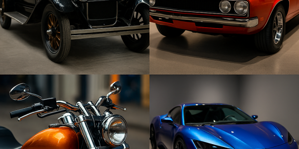 Dalle officine ai musei: l’evoluzione della verniciatura auto moto tra performance e bellezza