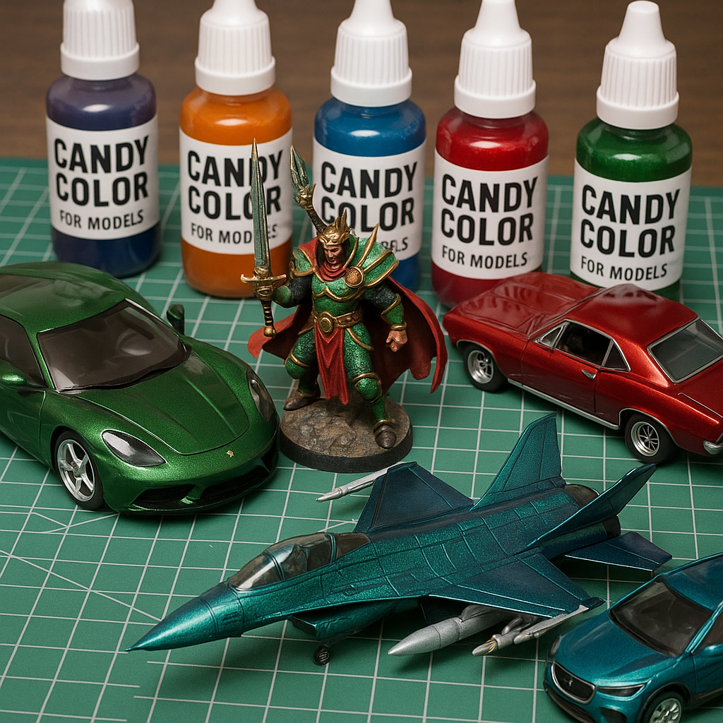 Colori Candy per modellismo: come ottenere effetti profondi e realistici con l’aerografo